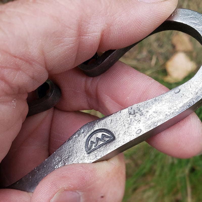 Load image into Gallery viewer, Traditional Flint &amp; Steel Striker - Hand Forged High Carbon Steel - Standard/Full Size
