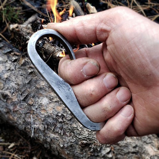 Traditional Flint & Steel Striker - Hand Forged High Carbon Steel - Standard/Full Size