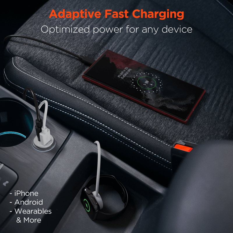 Load image into Gallery viewer, HyperGear Mini 20W USB-C PD + 18W USB Fast Car Charger
