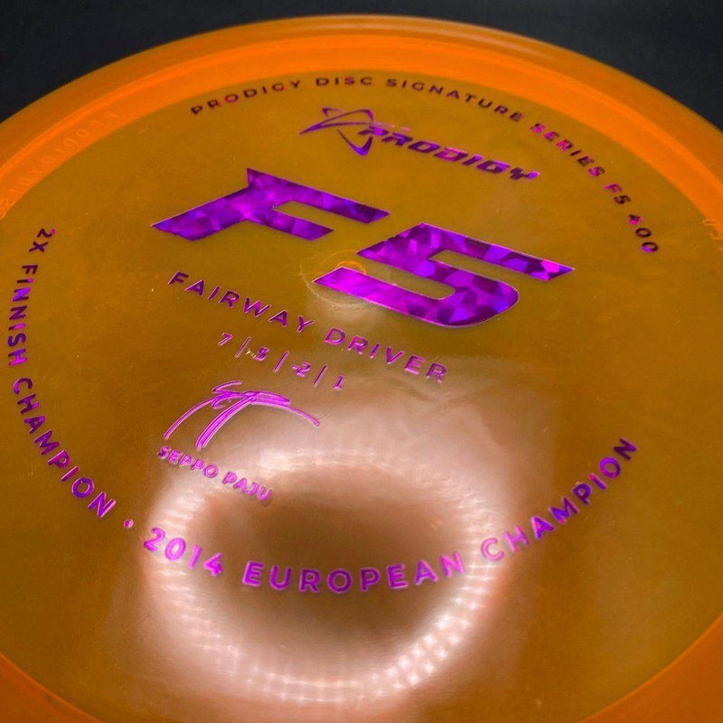 Load image into Gallery viewer, F5 400 Plastic Fairway Driver - Seppo Paju Signature Stamp
