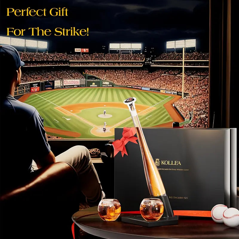 Load image into Gallery viewer, Home Run Baseball Decanter Set
