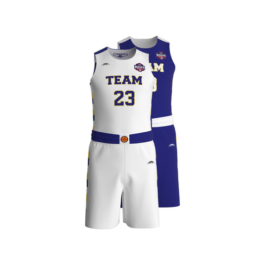 Custom Basketball Reversible Uniform - Eagle Pattern (Sublimated, Team Order)