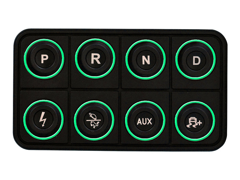 Load image into Gallery viewer, AEM EV 8 Button Keypad CAN Based Programmable Backlighting 30-8400
