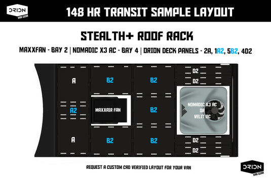 Ford Transit Roof Deck Panels 2.0 – Flush Hardware