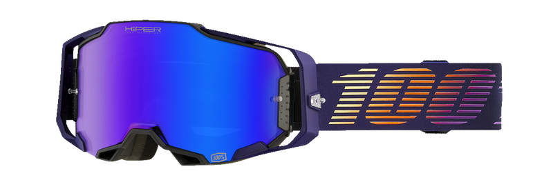 Load image into Gallery viewer, 100% Armega Goggles - Agenda - HiPER Mirror Blue 50003-00009
