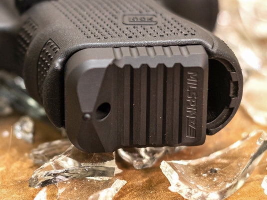 MILSPIN Magazine Base Plate Window Breaker (Patent Pending)