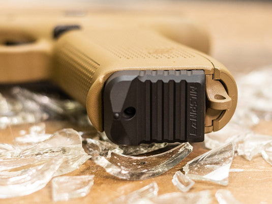 MILSPIN Magazine Base Plate Window Breaker (Patent Pending)
