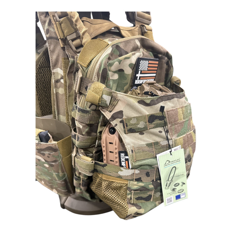 Load image into Gallery viewer, FULL KIT COMBO Crusader 2.0 V4 Armor COMBO PACKAGE LIGHTWEIGHT LEVEL IV (2) 10x12 Front/Back Plates, Mission Plate Carrier Bag
