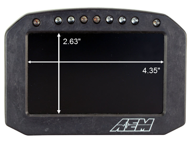 Load image into Gallery viewer, AEM CD-5L Carbon Logging Flush Digital Dash Display 30-5601F
