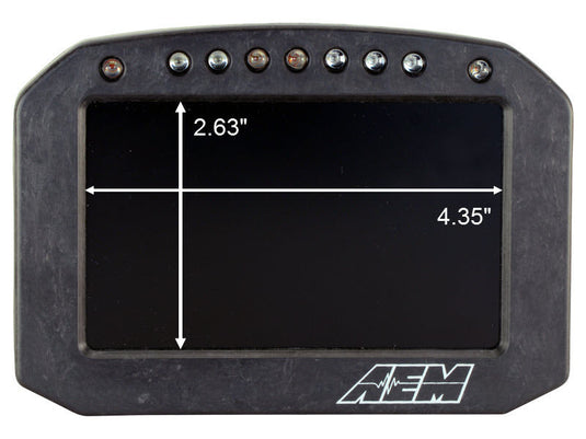 AEM CD-5L Carbon Logging Flush Digital Dash Display 30-5601F