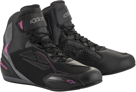 ALPINESTARS Faster-3 Drystar® Shoes - Black/Gray/Pink - US 9 25409191139-9