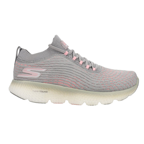 Women's Skechers Go Run MaxRoad 4, Gray/Pink, 6 B Medium - Skoutley Outdoors LLC