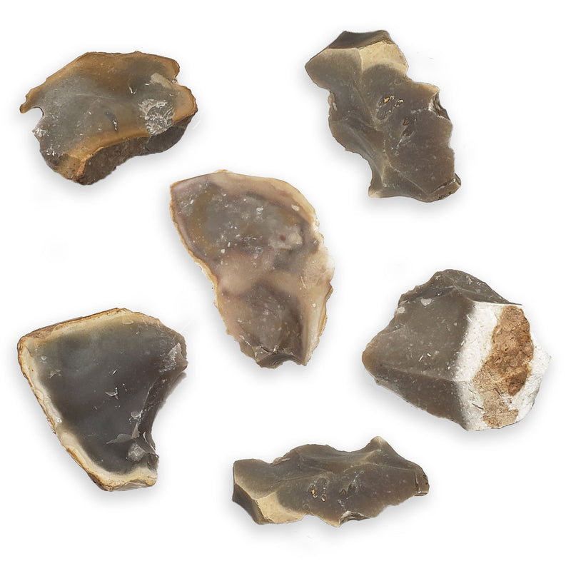 Load image into Gallery viewer, Natural Flint / Chert Stones for Primitive Fire Making - 1/2 lb (5-8 pcs)
