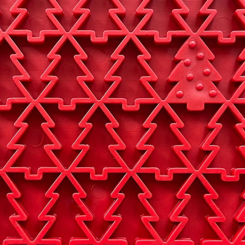 Load image into Gallery viewer, &quot;Peace&quot; Christmast Tree Dog Lick Mat | eMat Enrichment Lick Mat | SodaPup
