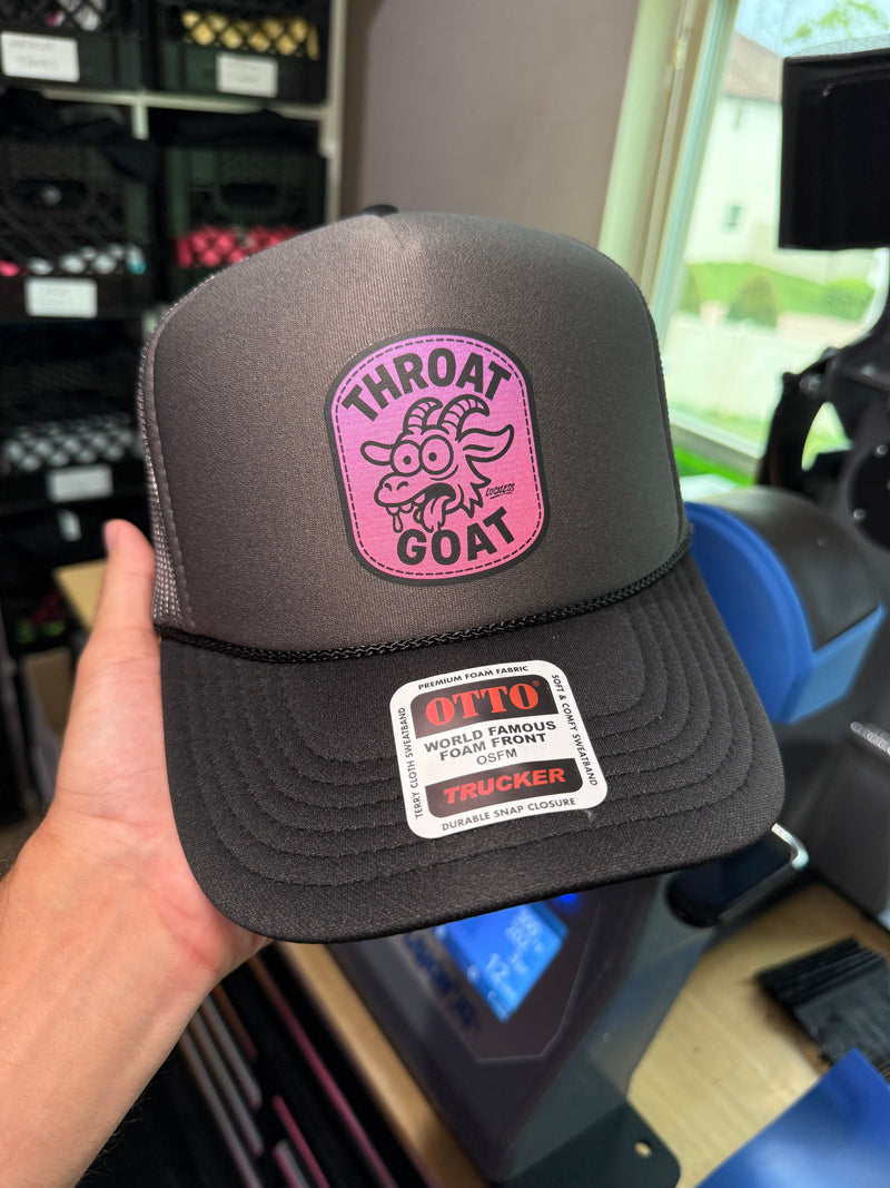 Load image into Gallery viewer, Throat Goat Trucker Hat
