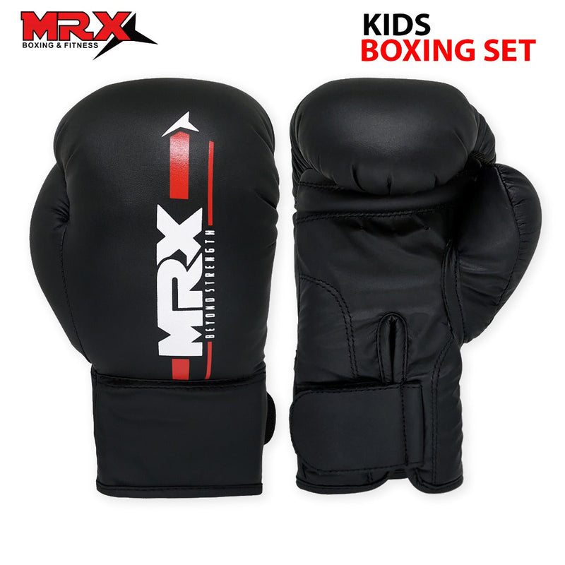 Load image into Gallery viewer, MRX Kids Boxing Gloves 6 Oz With Filled Punching Bag Boy Girls gift
