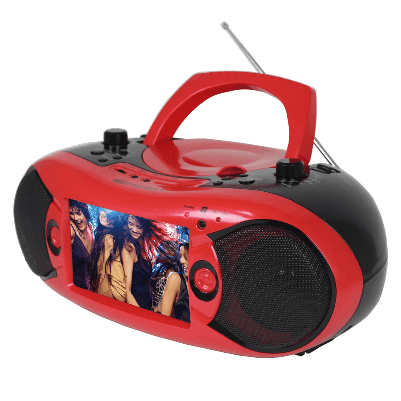 Load image into Gallery viewer, Emerson 7&quot; Bluetooth DVD Boombox with AMFM Radio &amp; Digital TV
