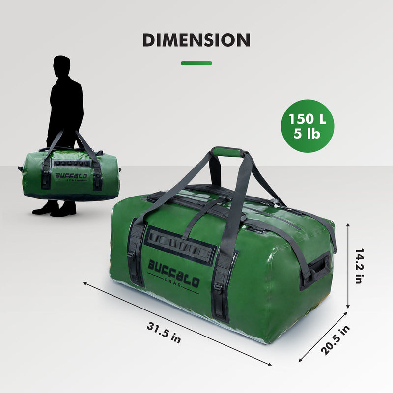 Load image into Gallery viewer, 159QT Duffel Bag With Waterproof Zipper
