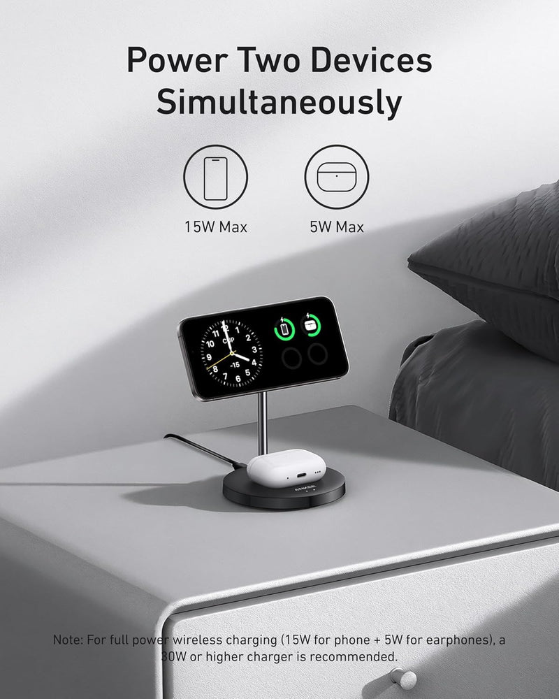 Load image into Gallery viewer, Anker MagGo Wireless Charger (2-in-1 Stand) BOA
