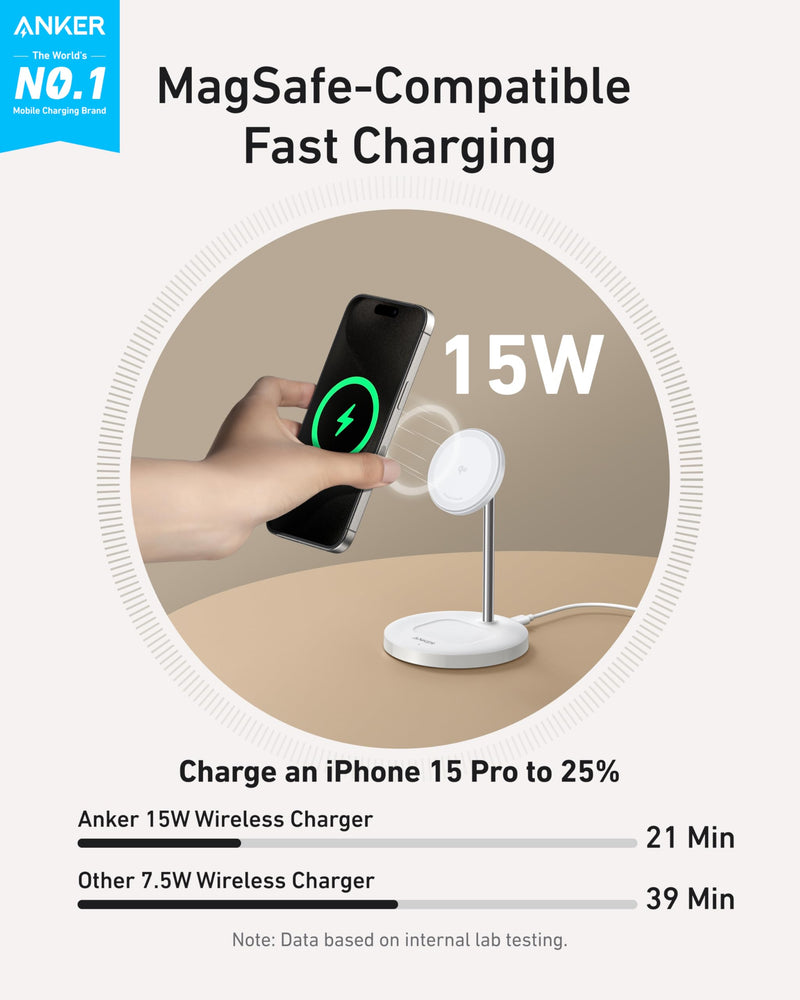 Load image into Gallery viewer, Anker MagGo Wireless Charger (2-in-1 Stand) BOA
