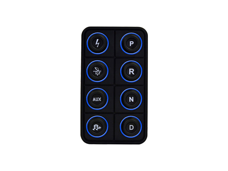 Load image into Gallery viewer, AEM EV 8 Button Keypad CAN Based Programmable Backlighting 30-8400
