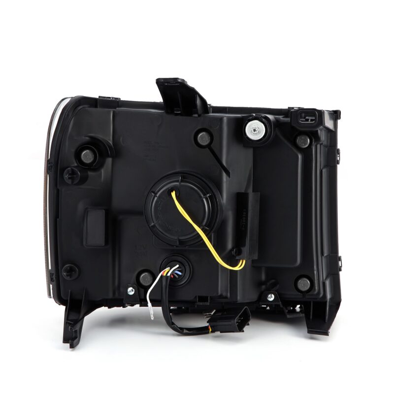 Load image into Gallery viewer, AlphaRex 07-13 GMC Sierra 1500 (No Clsc) LUXX-Series LED Proj HL Chrome w/Actv Lgt &amp; Seq.Sig / DRL
