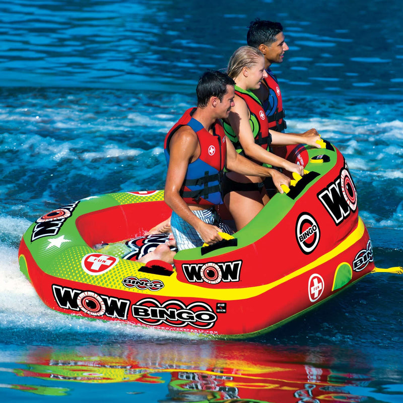 Load image into Gallery viewer, WOW Watersports Bingo 1-3 Person Towable Water Tube
