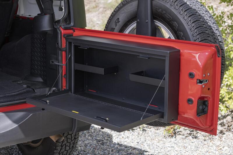 Load image into Gallery viewer, Tuffy Jeep Wrangler Tailgate Lockbox W/Keyed Lock
