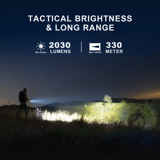 M5 Gen3 Tactical EDC Flashlight | 2030 Lumens