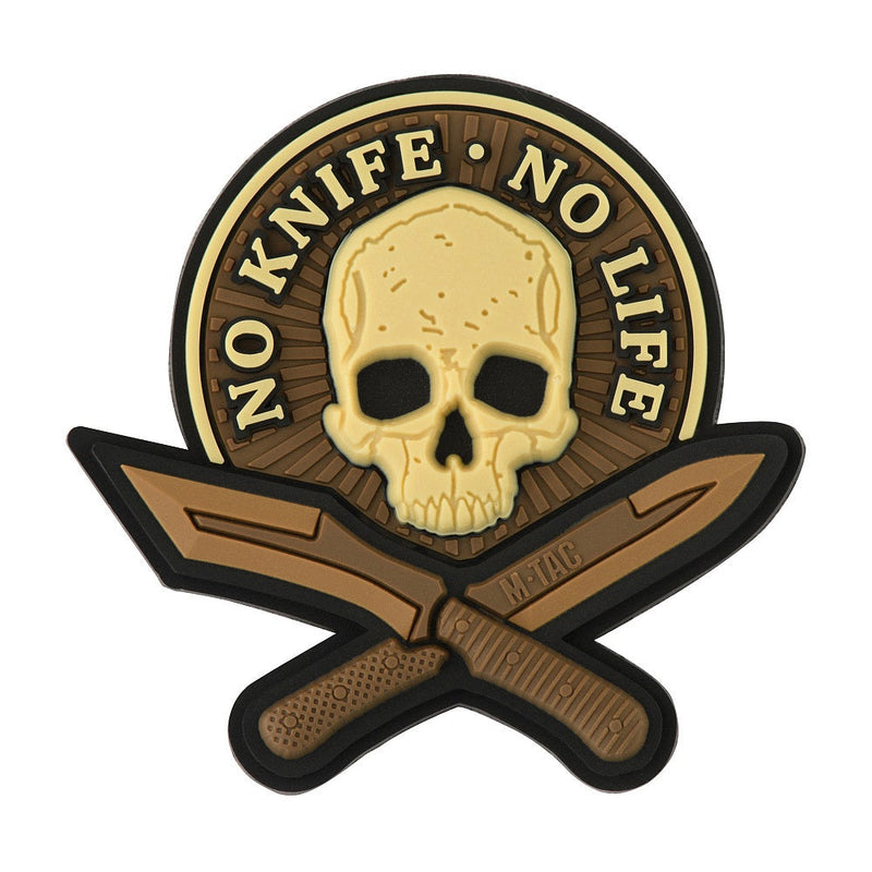 Load image into Gallery viewer, M-Tac patch No Knife - No Life 3D PVC
