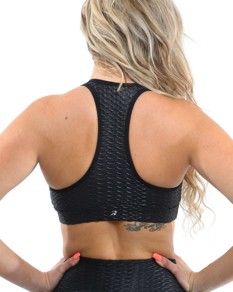 Load image into Gallery viewer, Genova Activewear Sports Bra - Black [MADE IN ITALY] - Skoutley Outdoors LLC
