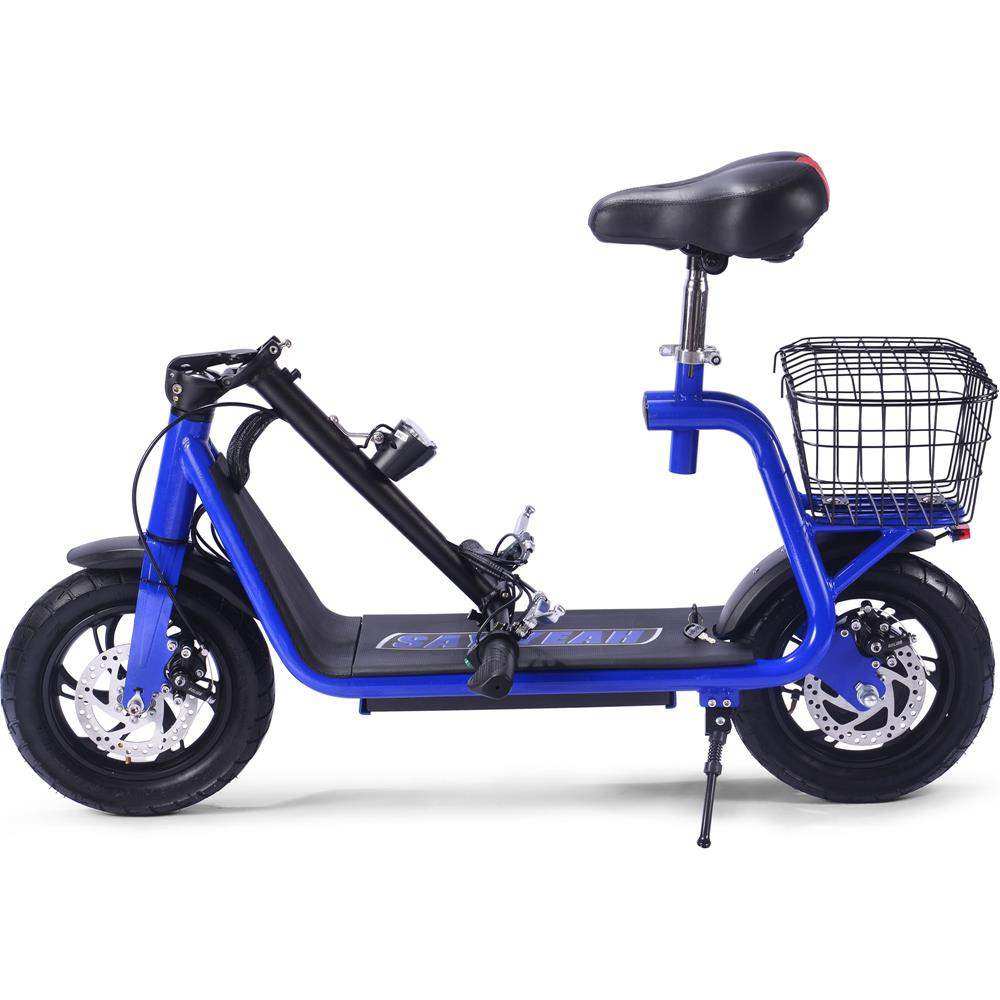 Mototec Metro 36v 500w Lithium Electric Scooter Blue - Skoutley Outdoors LLC