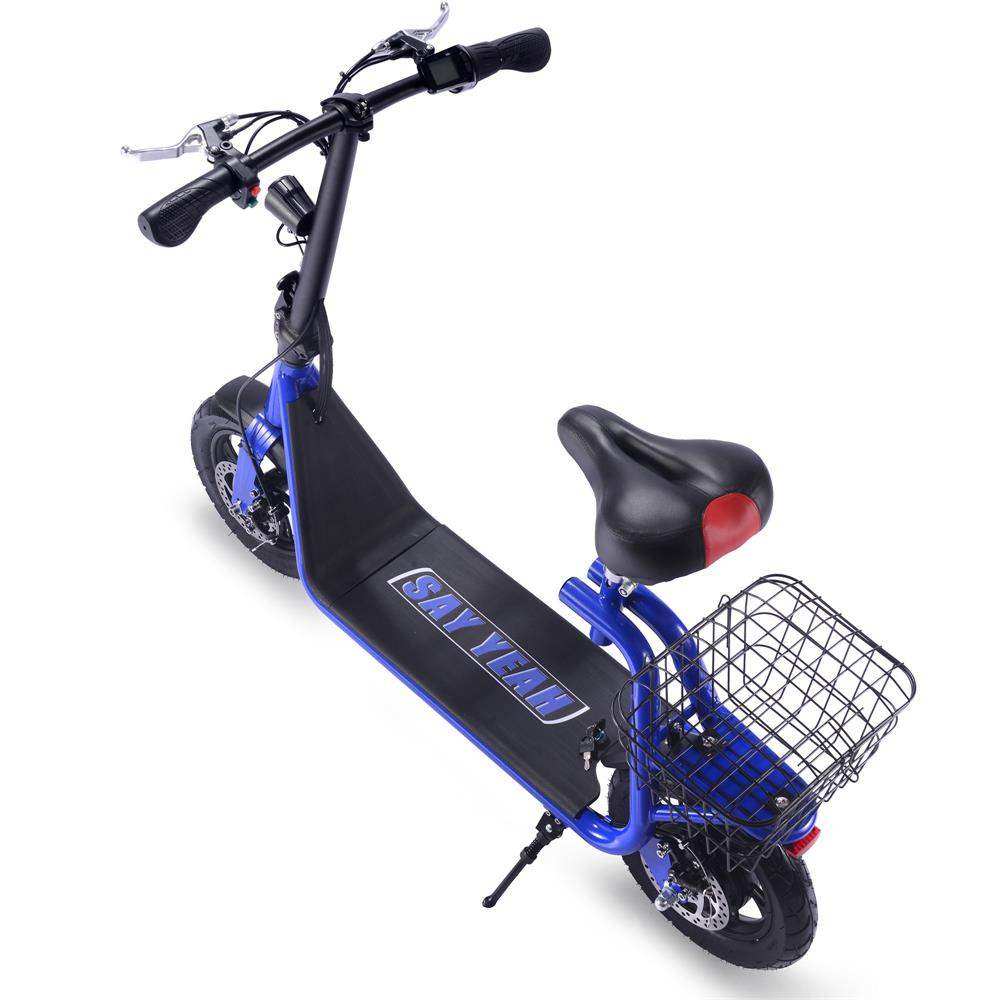 Mototec Metro 36v 500w Lithium Electric Scooter Blue - Skoutley Outdoors LLC