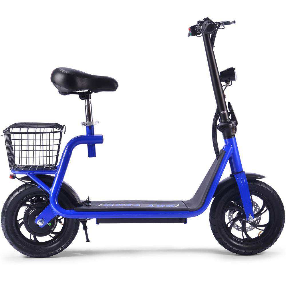 Mototec Metro 36v 500w Lithium Electric Scooter Blue - Skoutley Outdoors LLC