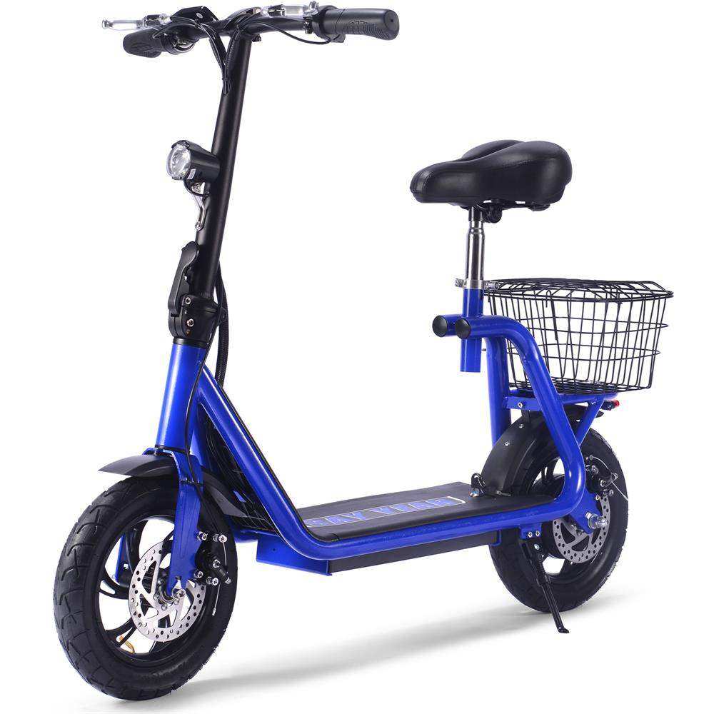Mototec Metro 36v 500w Lithium Electric Scooter Blue - Skoutley Outdoors LLC