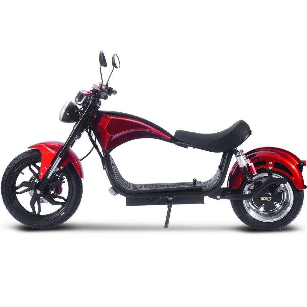 Mototec Raven 60v 30ah 2500w Lithium Electric Scooter Red - Skoutley Outdoors LLC