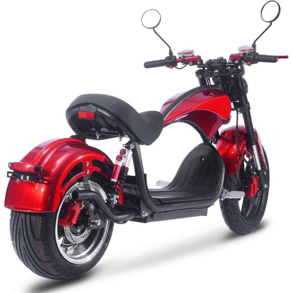 Mototec Raven 60v 30ah 2500w Lithium Electric Scooter Red - Skoutley Outdoors LLC