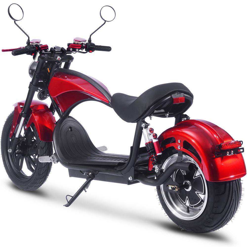 Mototec Raven 60v 30ah 2500w Lithium Electric Scooter Red - Skoutley Outdoors LLC