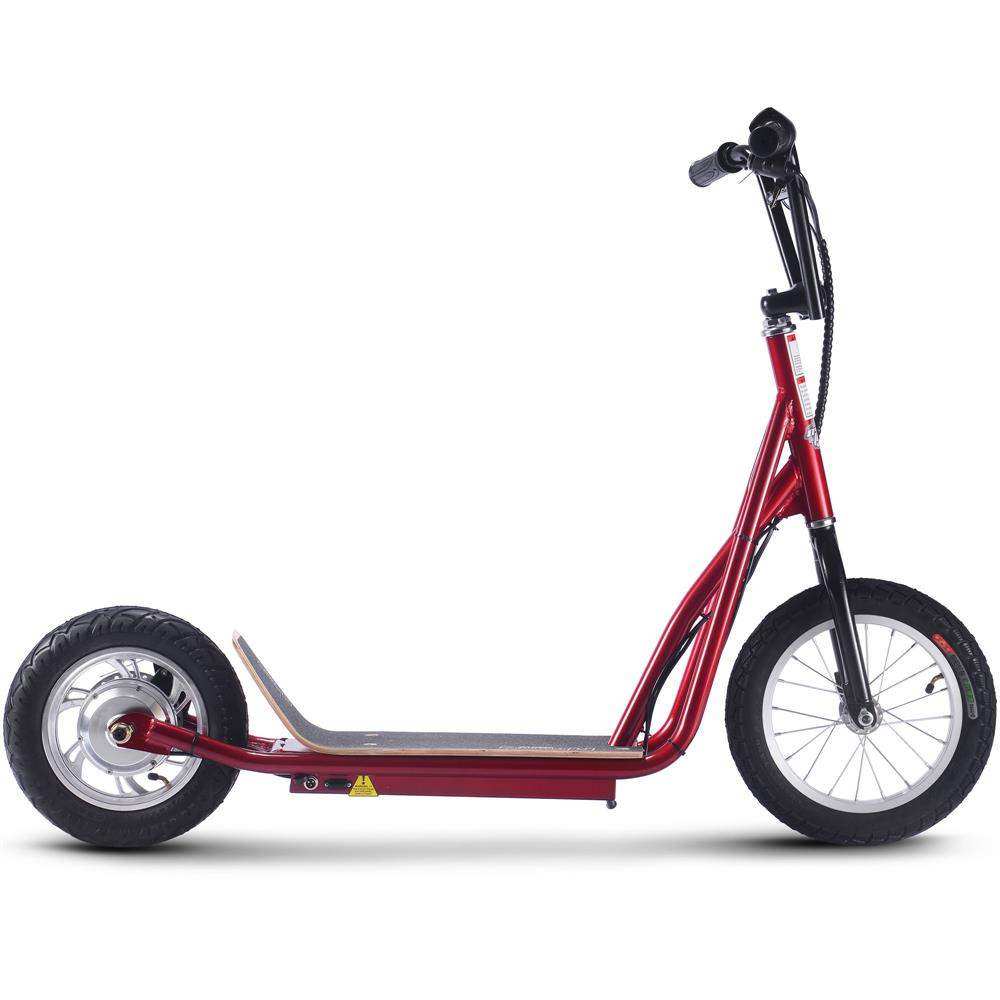 Mototec Groove 36v 350w Big Wheel Lithium Electric Scooter Red - Skoutley Outdoors LLC