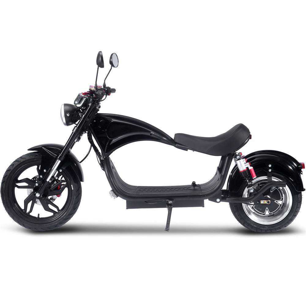 Mototec Raven 60v 30ah 2500w Lithium Electric Scooter Black - Skoutley Outdoors LLC