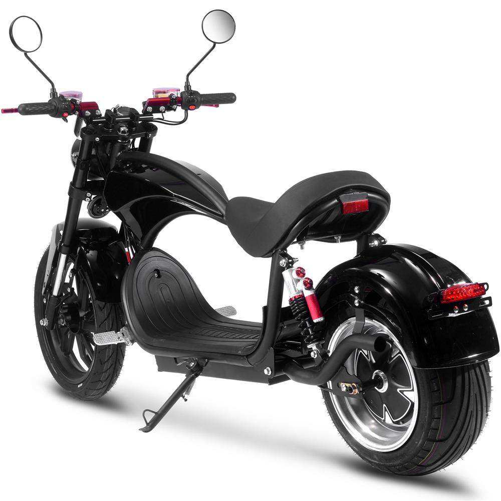 Mototec Raven 60v 30ah 2500w Lithium Electric Scooter Black - Skoutley Outdoors LLC