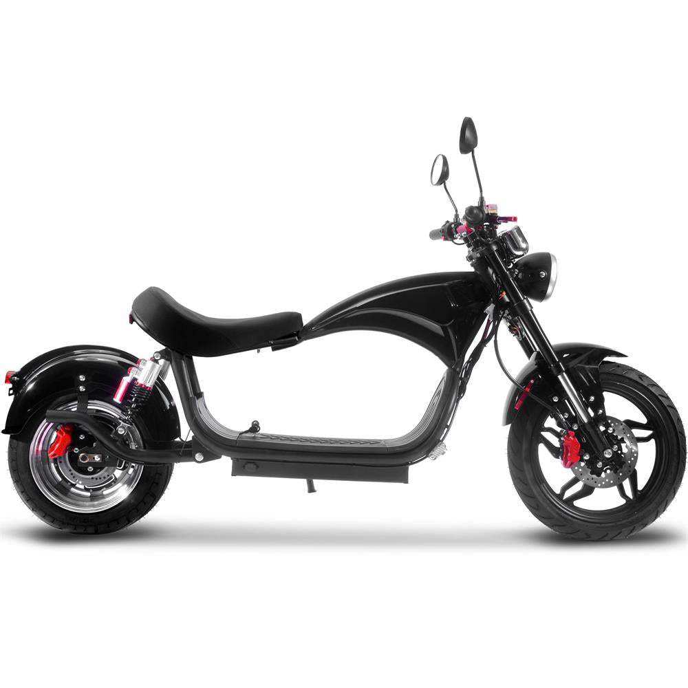Mototec Raven 60v 30ah 2500w Lithium Electric Scooter Black - Skoutley Outdoors LLC