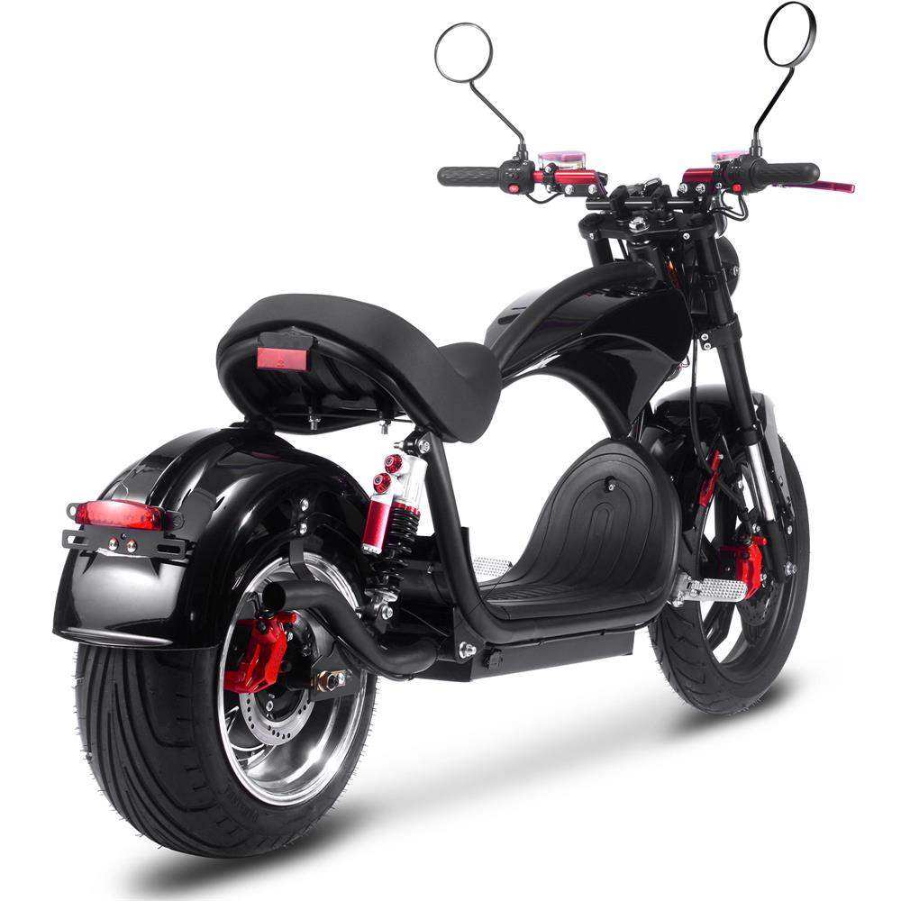Mototec Raven 60v 30ah 2500w Lithium Electric Scooter Black - Skoutley Outdoors LLC