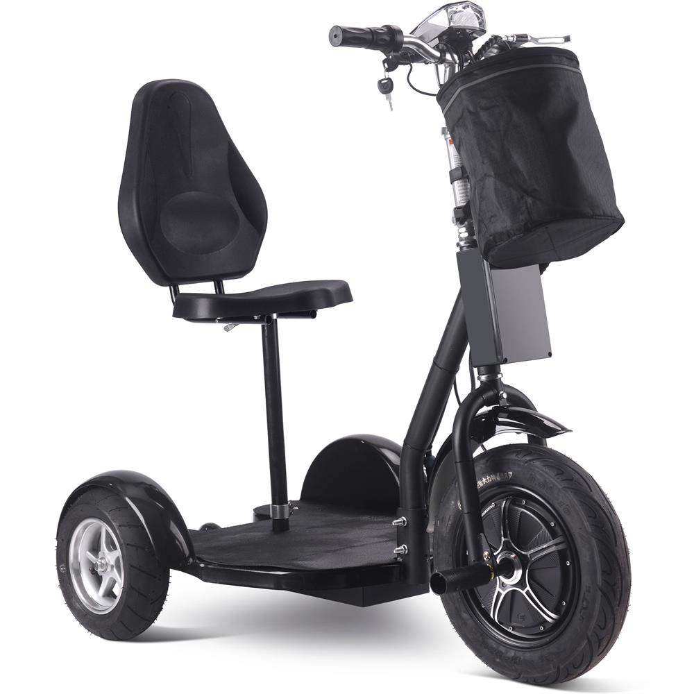 Mototec Electric Trike 48v 1000w Lithium Black - Skoutley Outdoors LLC