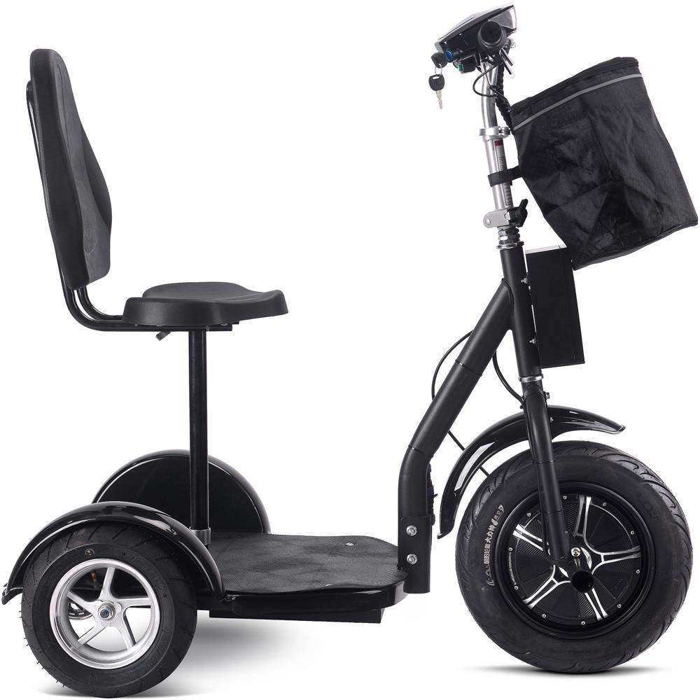 Mototec Electric Trike 48v 1000w Lithium Black - Skoutley Outdoors LLC