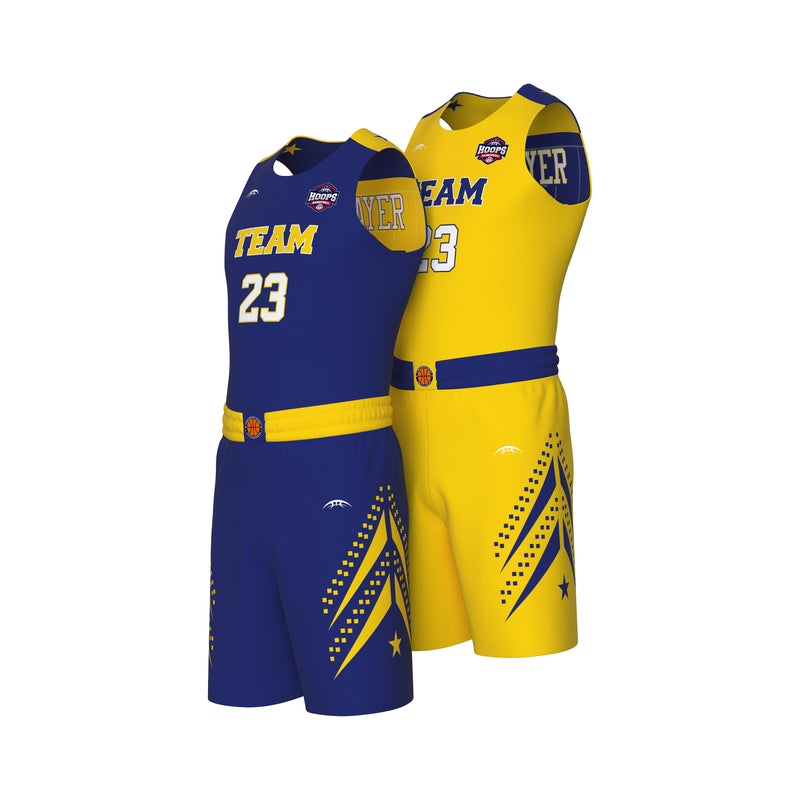 Load image into Gallery viewer, Custom Basketball Reversible Uniform - Manhattan Pattern (Sublimated, Team Order)
