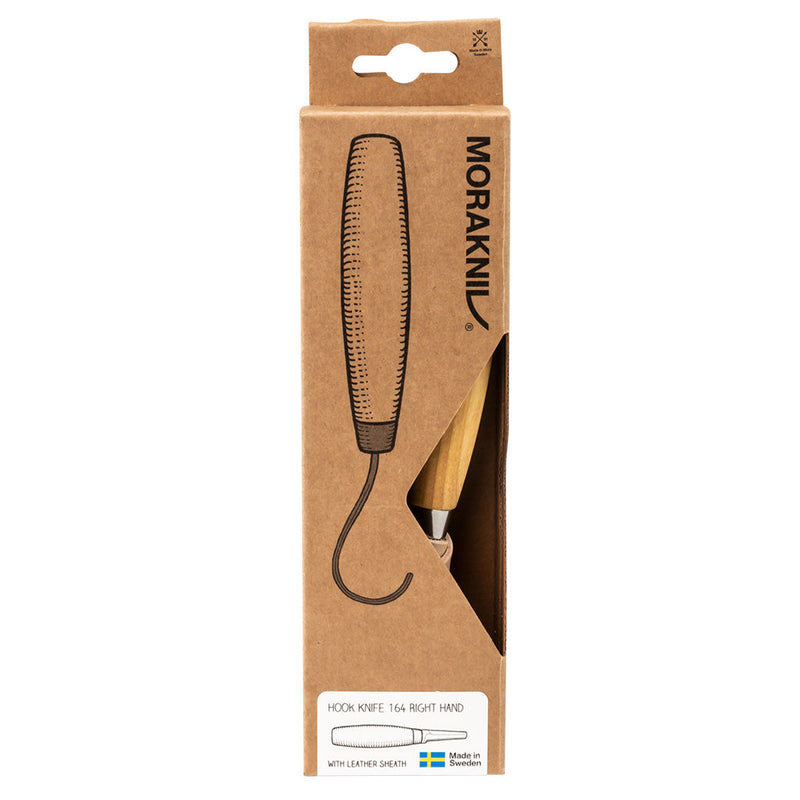 Load image into Gallery viewer, Mora Carving 164S Right Hand Stainless Steel with Sheath #13385
