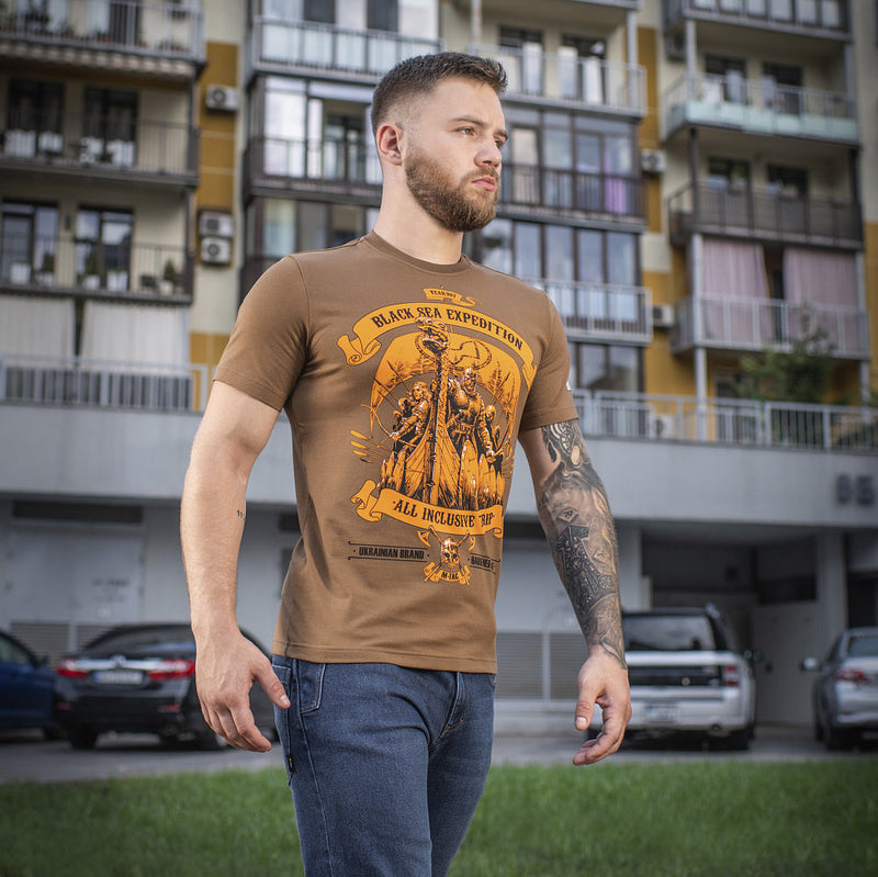 Load image into Gallery viewer, M-Tac T-shirt Black Sea Expedition
