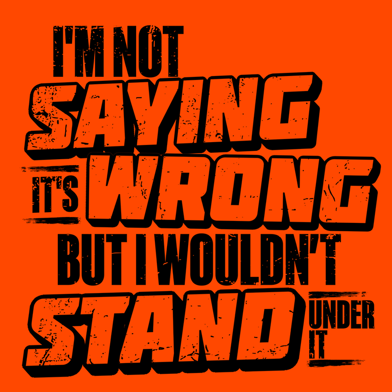 Load image into Gallery viewer, I Wouldn't Stand Under It - Safety T-Shirt

