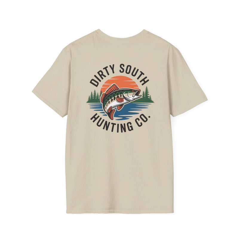 Load image into Gallery viewer, Bass Fishing Sunset Tee | Dirty South Hunting Co.

